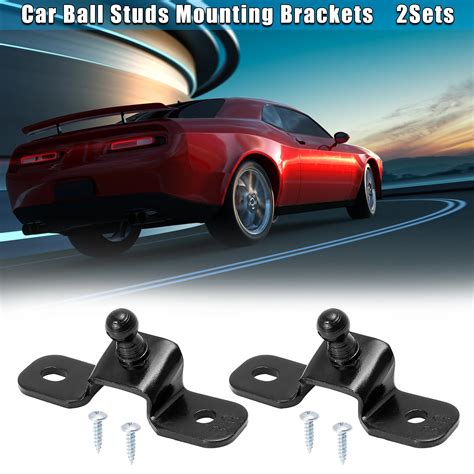 Automotive X Autohaux Set Mm Car Ball Studs Mounting Brackets With