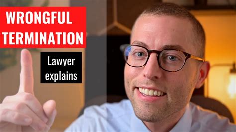 Wrongful Termination Explained By Lawyer Youtube