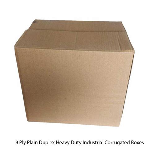 9 Ply Plain Duplex Heavy Duty Industrial Corrugated Boxes At Rs 50 Kg