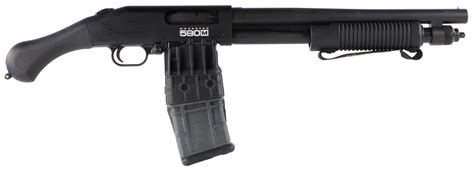 Mossberg 50208 590M Shockwave Mag Fed 12 Gauge 2 75 15 10 1 Blued