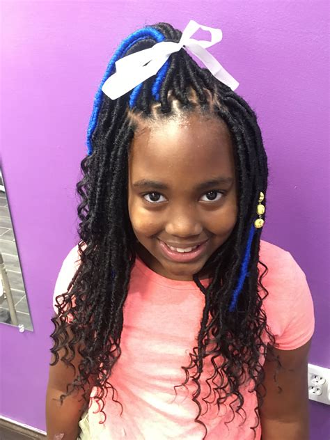 Kids Faux Locs By Shugabraids Kids Hairstyles Braids For Kids Faux