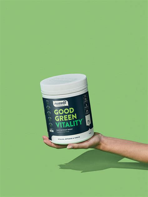 Nuzest Sg Plant Based Vegan Protein Powder Green Superfood Powder