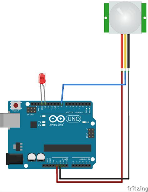 Pir Sensor Arduino Connection