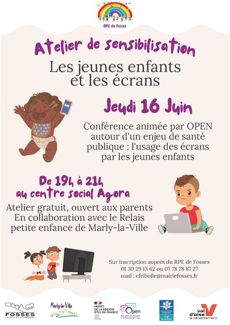 Conférence Les Jeunes Enfants Et Les écrans Marly La Ville