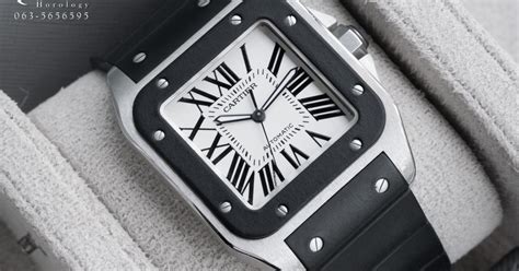 Cartier Santos 100 XL Rubber Oriental Horology