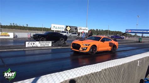 See Modded Shelby GT500 Race Stock Dodge Demon At The Drag Strip