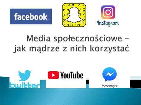 Media Spo Eczno Ciowe Jak M Drze Z Nich Korzysta Ppt Pobierz