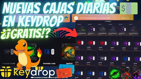 Nuevas Cajas Diarias Gratis En Keydrop Actualizacion Epica Youtube