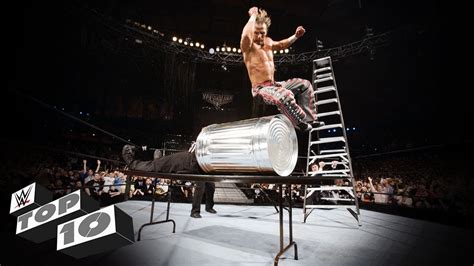 Insane Ladder Leaps Wwe Top 10 Youtube