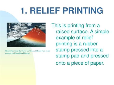 PPT - Four Types of Printmaking PowerPoint Presentation - ID:5635513