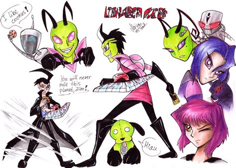 Invader Zim In Yu Gi Oh Style By Yunakidraw On Deviantart