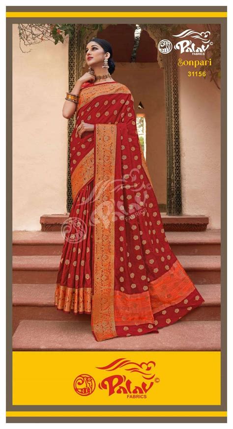 Palav Fabrics Sonpari Silk Traditional Sarees Collection