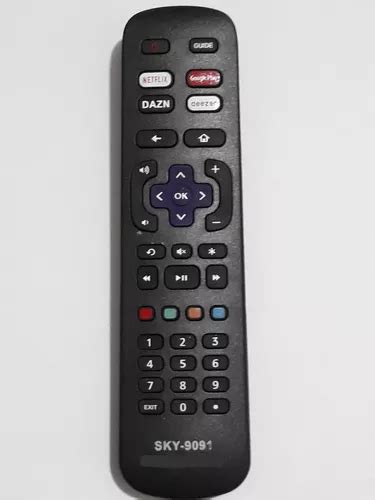 Controle Remoto Compat Vel Para Tv Aoc Roku Smart Parcelamento Sem Juros