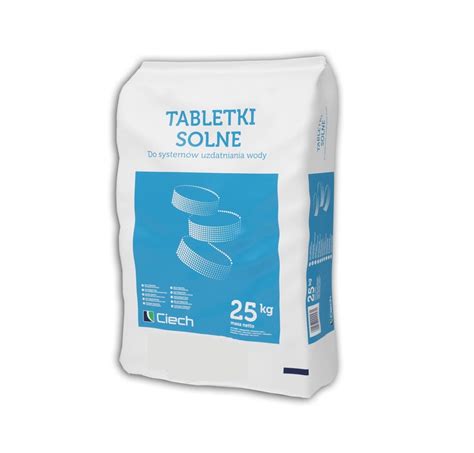 CIECH TABLETKI SOLNE DO UZDATNIANIA WODY 25kg 7101667538 Oficjalne