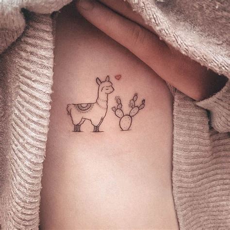 Top 100 Best Alpaca Tattoos For Women Llama Design Ideas Tattoos