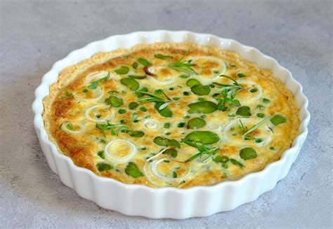 Tarte Aux Petits Pois Et Au F Ves Parmesan Et Ricotta Et Si C Tait