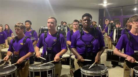 Hahnville High School Marching Band 9 2 22 Drum Cadence Youtube