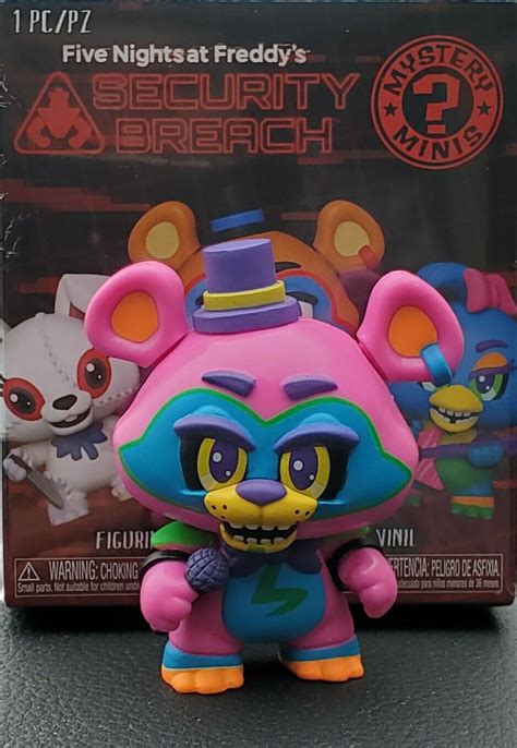 Funko Mystery Mini Fnaf Security Breach Glamrock Freddy 1 24 Rare Htf