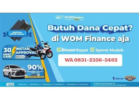 Gadai Bpkb Motor Wom Finance Di Surabaya Jawa Timur Tribun Jualbeli