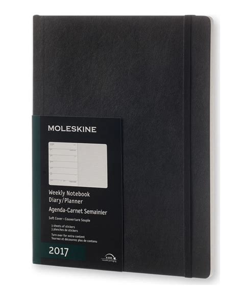 Moleskine 2020 12Aylık Haftalık Ajanda Yumuşak Kapak Siyah XL 19x25