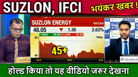 Suzlon Ifci Share Latest News Suzlon Energy Latest News Suzlon Energy