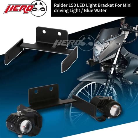 Ready Stock Raider 150 LED Light Bracket For Mini Driving Light Blue