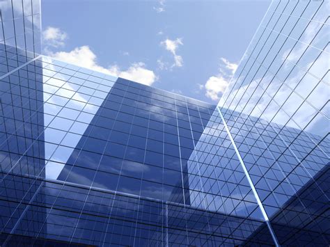 Abstract Glass Building Psdgraphics