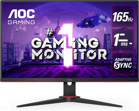 AOC 27G2SE 27" AdaptiveSync Gaming Monitor, 165Hz 1920 1080VA Display ...