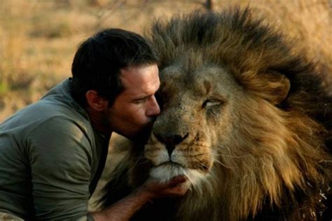 What Can You say about A Man who Hugs Wild Lions?