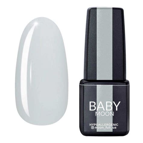 Гель лак BABY Moon Sensual Nude 019 белый полупрозрачный 6 мл MOON
