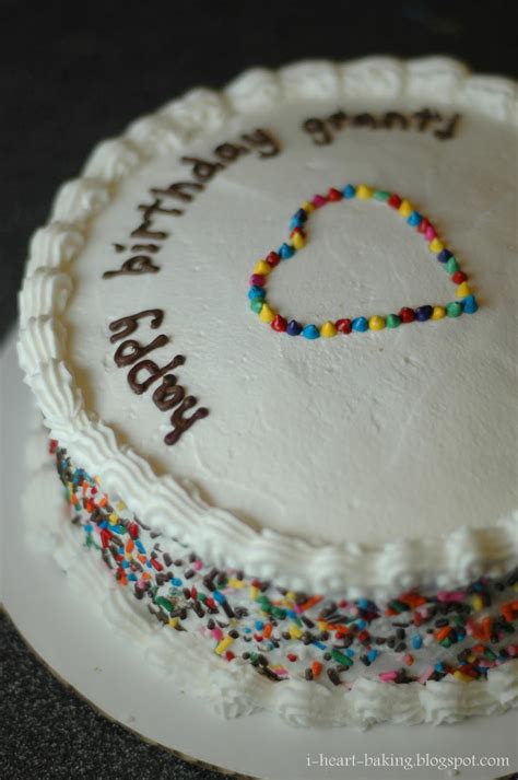 i heart baking!: rainbow sprinkles birthday cake for grant