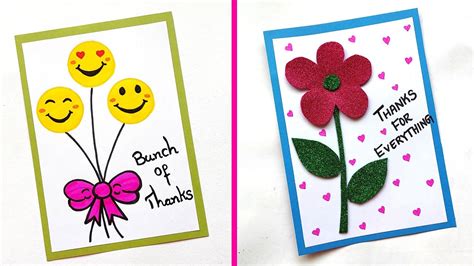 Easy Thank You Card Ideas For Teachers Thanks Card For Teacher