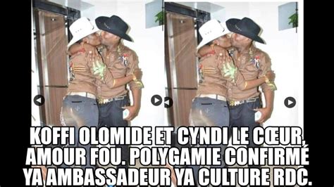 Koffi Olomide et Cyndi le Cœur Amour Fou Assigné Aliya 1ere dame