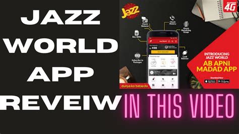 Latest Update Jazz World App Review In With General Setting Youtube