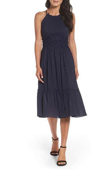 Womens Midi Fit And Flare Dresses Nordstrom