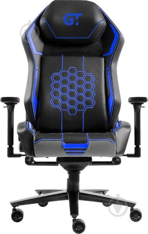 ᐉ Кресло игровое GT Racer X-5348 черно-синий • Купить в Киеве, Украине ...
