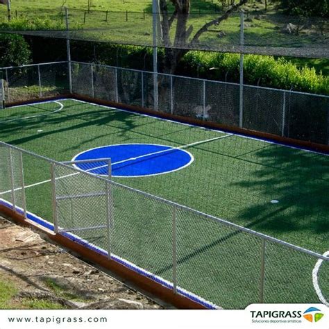 Full Instalación de cancha de futbol en césped sintético ALTA CALIDA