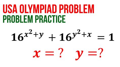 Usa Olympiad Problem I Olympiad I Sat I Mcat I Xth I Gre I Pre Math I