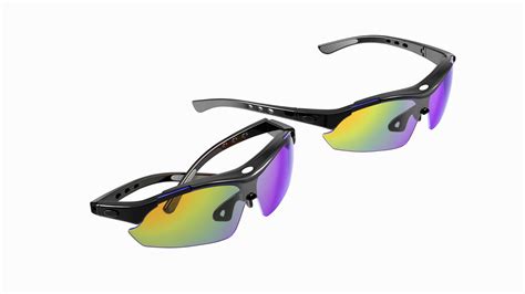 Cycling Running Outdoor Sports Sunglasses Chameleon 3d Model