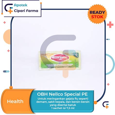 Jual Nellco Special Obh Pe Obat Sirup Untuk Demam Flu Batuk