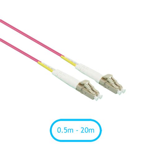 Cable Society Om4 Lc Lc Multimode Fibre Optic Patch Cable