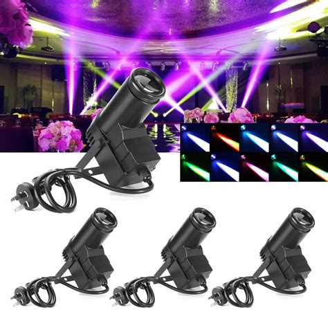 30W RGBW LED DMX512 Stage Light Pinspot Beam Spotlight 6CH For DJ DISCO