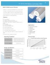 Cartucho Filtrante Para Aguas Residuales Vfmb Venefilter Inc