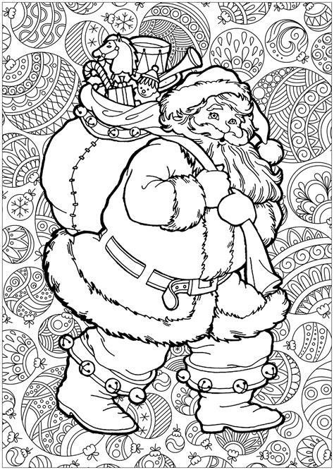 Santa Claus Colouring Pages Printable - Printable Free Templates