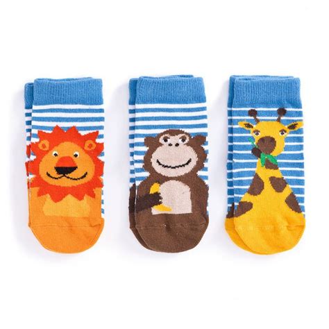 Calcetines antideslizante para Niño Jungle 3 Unidades Shopmami