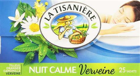 La Tisani Re Infusion Nuit Calme La Verveine G Box Of Sachets