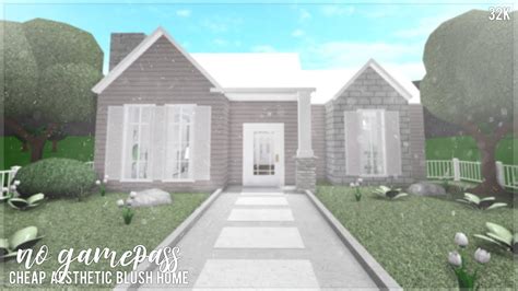 10k Bloxburg House 2 Story Aesthetic No Gamepass Bloxburg Starter Home No Gamepass Speedbuild