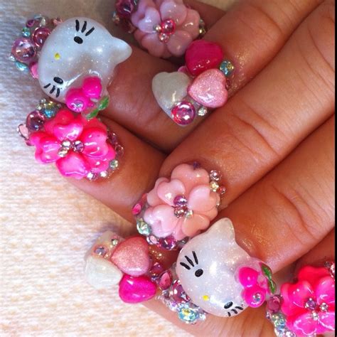 Hello Kitty Hello Kitty Nails Kawaii Nails Nails