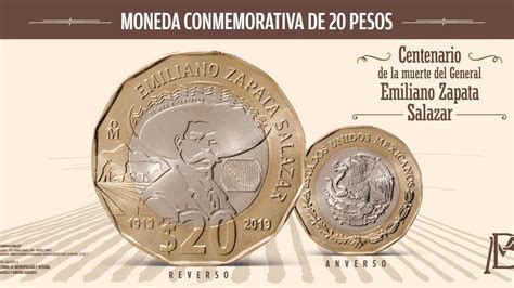 Nueva Moneda De Pesos Conmemora A Emiliano Zapata El Mexicano