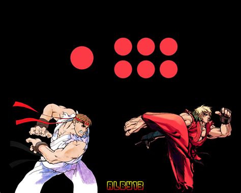 Ryu Vs. Ken - Arcade Art by alby13 on DeviantArt